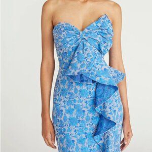 THEIA Asha Bow Column Gown